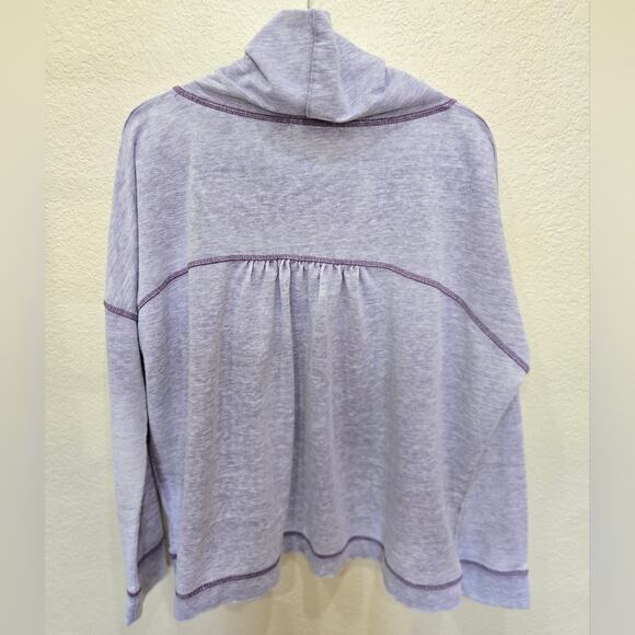 Mododoc Purple Space Dye Hooded Tunic Size Large - Picture 4 of 9